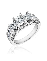 Three-Stone Diamond Ring 3ctw