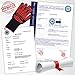 Cyber Monday Sale: Over 45% Off - Heat Resistant Gloves. Extra Long. Certified: up to 932F. Aramid Fiber & Silicone Covering - Protecting Your Hands in Kitchen, Barbecue, Oven, Baking, Cooking & Grill