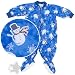 Lanz of Salzburg Blue Snowman Footed Sleeper Pajamas for Baby Boys