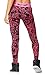 Zumba Dance Workout Wide Jacquard Waistband Compression Leggings For Women