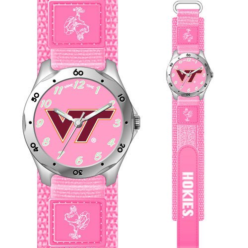 NCAA Kids' Future Star Series Virginia Tech Hokies Pink Watch #CF1-VAT