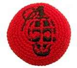 Grenade Hacky Sack / Footbag - Embroidered - Made in Guatemala - Comes with Tips & Game Instructions - MB44