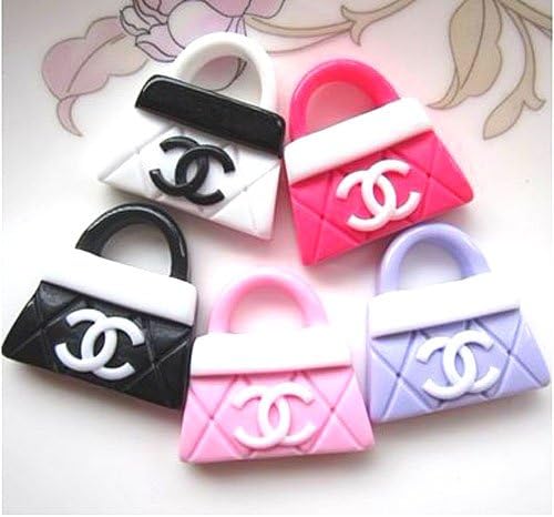 DIY Jewelry: 5 pc Cute Resin Flat Back Kawaii Cabochons -- by lovekitty