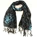 Animal Print Leopard Light Scarf Shawl Wrap Multi Gray