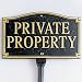Private Property Statement Plaque