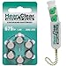 Hear Clear Size 675P Cochlear Implant Hearing Aid Batteries Green Tab (60 Batteries)