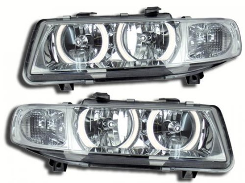 FK Automotive FKFSSE011 Angel Eyes Scheinwerfer passend f&uuml;r Seat Leon/Toledo (Typ 1M) Bauj Preisvergleich