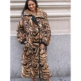 PLUS SIZE REVERSIBLE RABBIT FUR COAT sz18 #8599