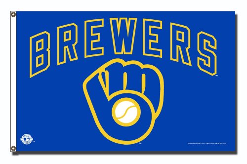Milwaukee Brewers 3X5 Banner Flag