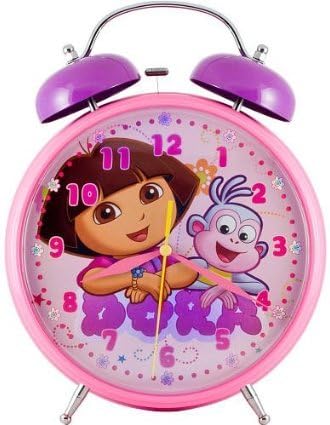 Dora Jumbo Twin Bell Clock