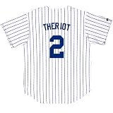 Ryan Theriot Chicago Cubs Home White/Royal YOUTH MLB Replica Jersey by Majestic Athletic