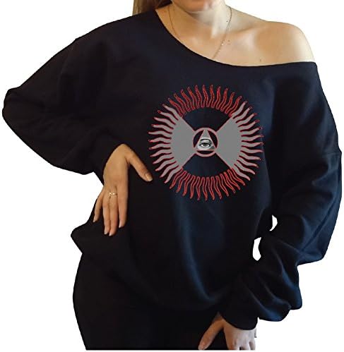 13th floor elevators Slouchy Oversized Off the Shoulder Sweatshirt