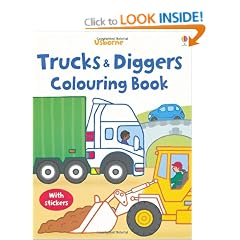 Trucks and Diggers (Usborne First Colouring Books) (Usborne Colouring Books)
