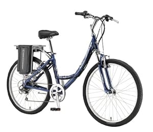 Currie Technologies eZip Women's Low Step-Thru Trailz Electric Bicycle, Blue