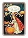 Cavallini Halloween Greetings Glitter Greetings, 12 Assorted Postcards