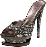 Pleaser Womens Fascinate-601DM/GYS/M Platform Sandal