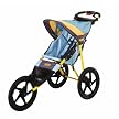 Run Around Fixed Wheel Single Stroller- Teal/Dijon