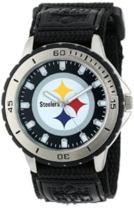 Game Time Men's NFL-VET-PIT Veteran Custom Pittsburgh Steelers Veteran Series Watch