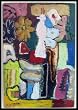 Still Life with Bird, Original Oil Painting By Listed Artist Judith Deim (Barbara Stevenson) - Unframed Artwork
