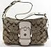 AUTHENTIC COACH SOHO SIGNATURE SMALL FLAP 11860 (Khaki/White)