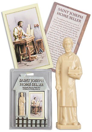 ST JOSEPH statue HOME SELLER selling sales practice Kit saint house figurine real estate legend