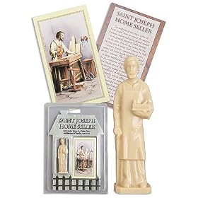 ST JOSEPH statue HOME SELLER selling sales practice Kit saint house figurine real estate legend