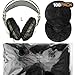 Geekria Large Stretchable Headphone 200PCS Earpad Covers / Disposable Sanitary Earcup Fit Beyerdynamic T1, DT660, DT770, DT990, DT880, Sony MDR-Z1R Headphones (100Pairs, Black)