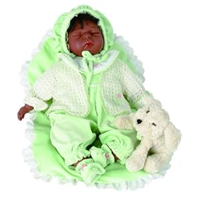 LATONIA 22 Soft Vinyl Black Baby Doll ~Retired by Duck House Vinyl Dolls