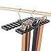 KIMIANDY 2 PCS Belts Rack, Organizer, Hanger, Holder - Closet Racks Hangers Sturdy, Black