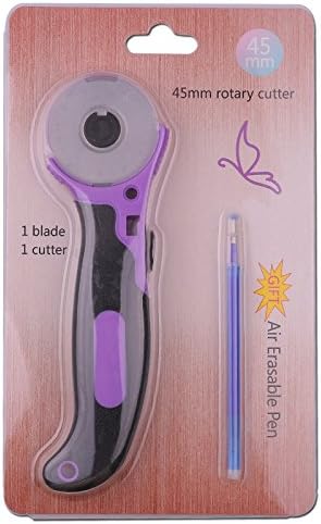 45MM Rotary Cutter Fabric vinyl sewing Cutting Craft Tool with Free Gift Promotion Set