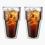 Bodum Rigi Stacking Double-Wall Thermo Glass, Set of 2,  Large