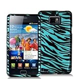 Electromaster(TM) Brand - Black / Baby Blue Zebra Design Crystal Hard Skin  ....