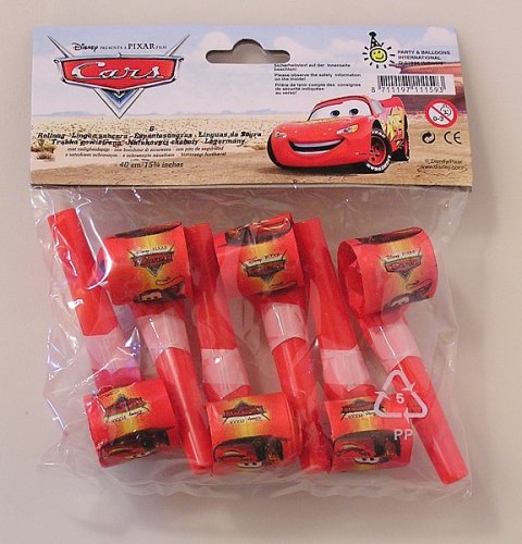 DISNEY Pixar CARS - Party Tröten - 6 Stück