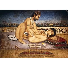 Kunstreproduktion: AKG Anonymous "Liebespaar / Tantra-Kunst 18./19.Jh." 71 x 52