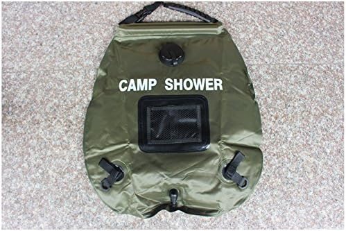 Camping Hiking Solar Heated Camp Shower Bag (Free Gift:One Stainless Steel Portable cup 60ml)