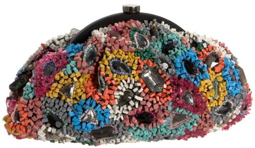 SANTI CPB5098 Multi-Colored Beaded Pouchette