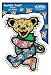 Dan Morris - Grateful Dead Tropical Dancing Bear - Sticker / Decal