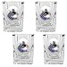 Vancouver Canucks NHL 4pc Square Shot Glass Set