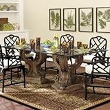 IMAGE OF Rectangle Glass Table Tops w/ Beveled Edge 42