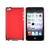 Apple iPod Touch 4th Generation Crystal Rubberized Case - Red
