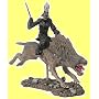 LORD OF THE RINGS BATTLE SCALE FIGURE - MORANNON ORC ON WARG