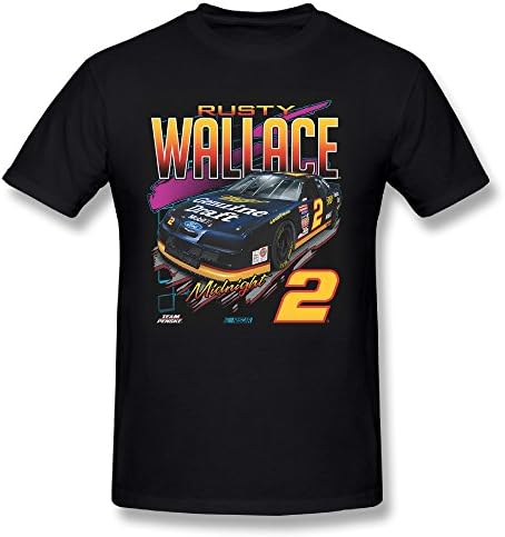 Rusty Wallace Vintage Car Cool Mens T Shirts