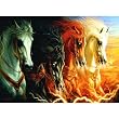 Four Horses of the Apocalypse 1500pc Jigsaw Puzzle by Sharlene Osorio