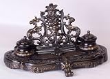 Inkwell in Dark Antique Brass Finish by AA Importing