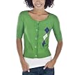 Juniors' Mossimo Supply Co. Boatneck Cardigan - Terra Verde