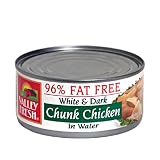 Valley Fresh Chuck Chicken in Water, White & Dark, 10-Ounce Cans (Pack of 12)