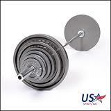 USA Sports Olympic 210 lbs Weight Set