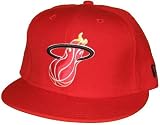 NBA Miami Heat Hardwood Classics Basic 59Fifty Cap, Red, 7 1/8