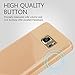 Samsung Galaxy S6 Edge Plus Case, EMobile Hybrid Dual Layer Shockproof Case For Samsung Galaxy S6 Edge Plus TPU PC 2 Piece Soft Hard Cover (Gold/Gold)