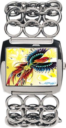 ED HARDY LYNX WATCH BIRD LY BR